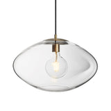 Preston Glass Oval Pendant Light