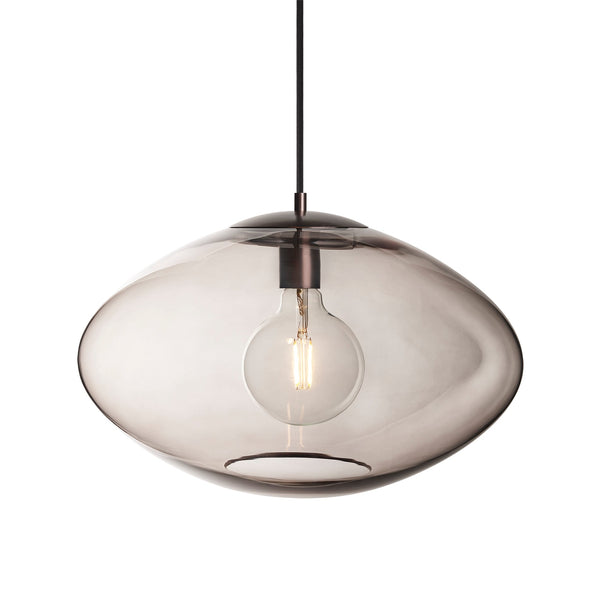 Preston Glass Oval Pendant Light
