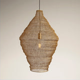 Beehive Wire Cage Metal Mesh Pendant Light - Diamond - Brass