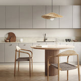 Raffia Ceiling Pendant Light - Hat