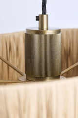 Raffia Layered Pendant Light - Natural
