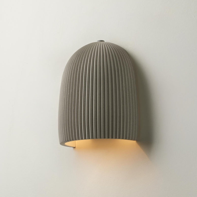 Ramsay Outdoor & Bathroom Cone Wall Light - Ivory