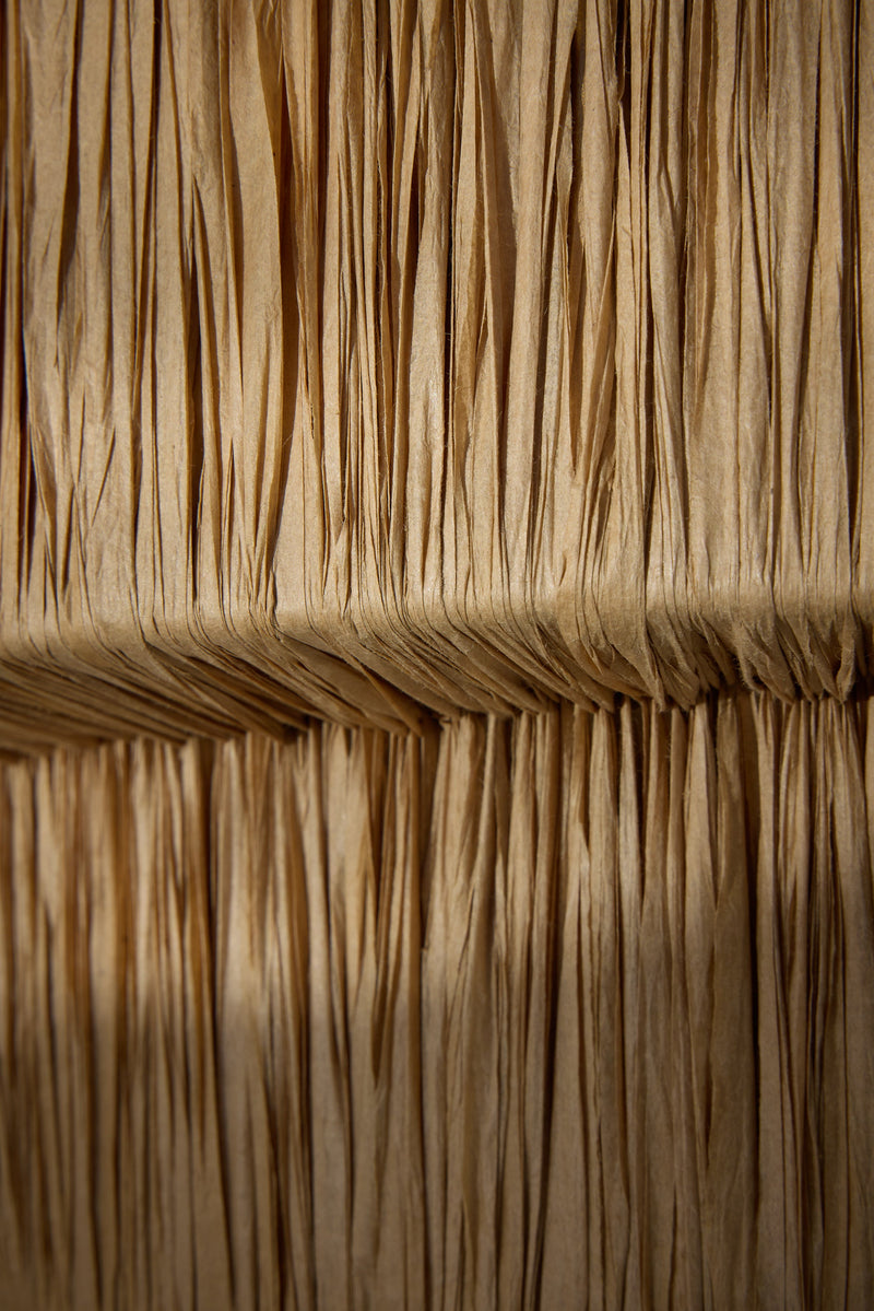 Raffia Layered Pendant Light - Natural
