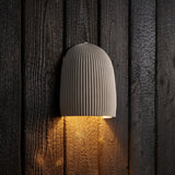 Ramsay Outdoor & Bathroom Cone Wall Light - Ivory
