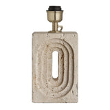 Travertine Rectangular Table Lamp