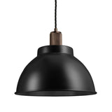 Ribbed Dome Pendant - 13 Inch