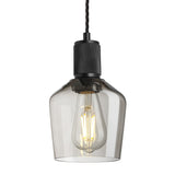 Ribbed Glass Schoolhouse Pendant - 5.5 Inch