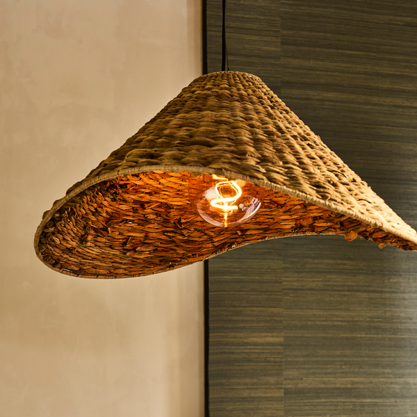 Sea Grass Giant Hat Pendant Light - Natural