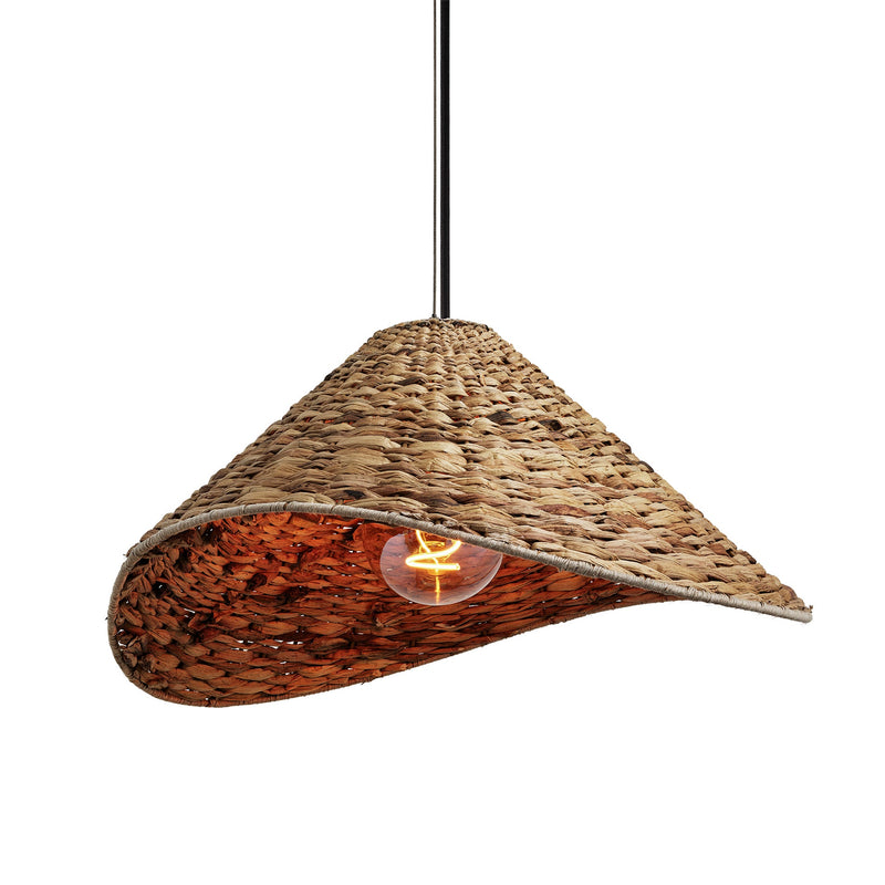 Sea Grass Giant Hat Pendant Light - Natural