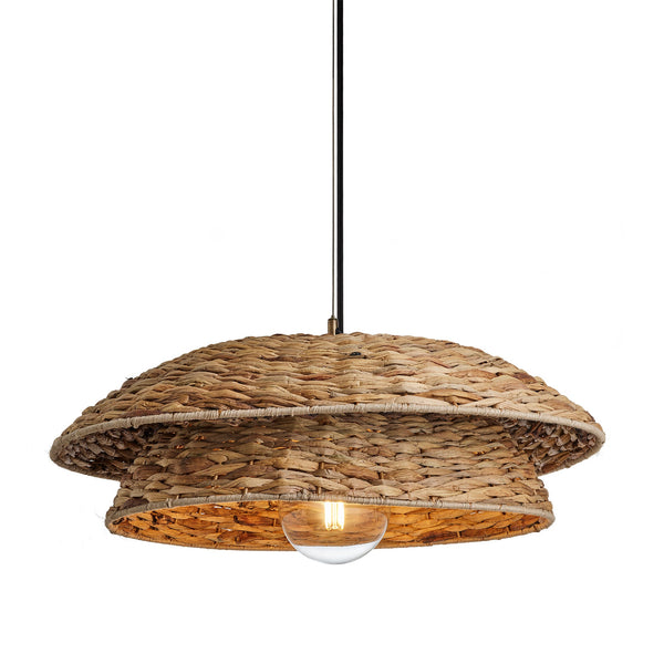 Sea Grass Layered Giant Pendant Light - Natural