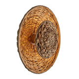 Sea Grass Round Diffuser Wall Light - Natural