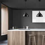 Sleek Dome Pendant - 13 Inch