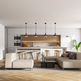 Sleek Dome Pendant Light - 8 Inch