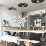 Sleek Flat Pendant - 15 Inch