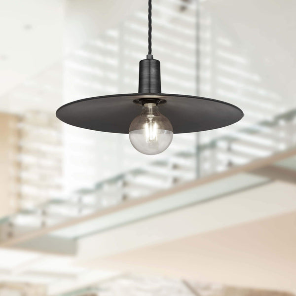 Sleek Flat Pendant - 15 Inch