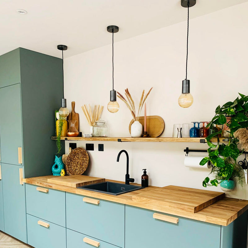 Sleek Large Edison Pendant - 1 Wire