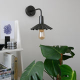 Sleek Umbrella Wall Light - 8 Inch