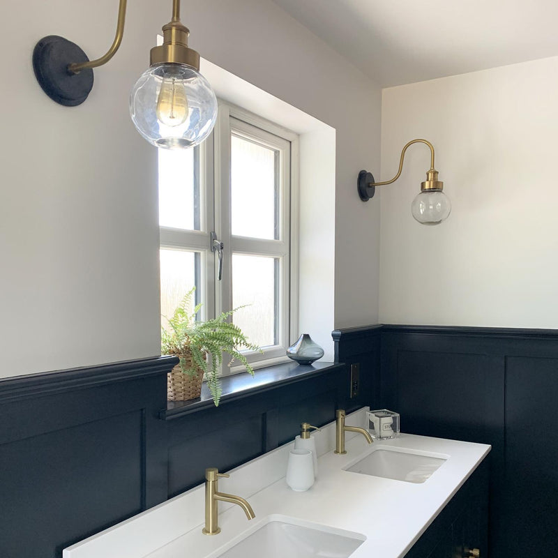 Swan Neck Outdoor & Bathroom Wall Light