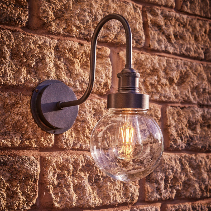 Swan Neck Outdoor & Bathroom Wall Light