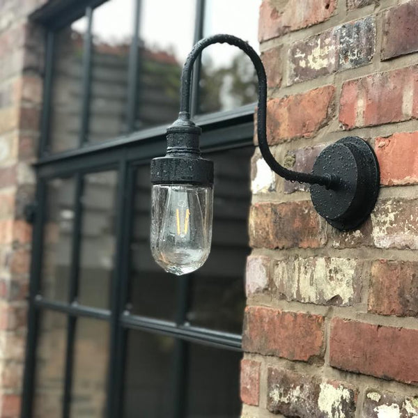 Swan Neck Outdoor & Bathroom Wall Light