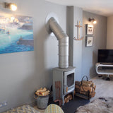 Swivel Spotlight Wall Light - Single - Pewter