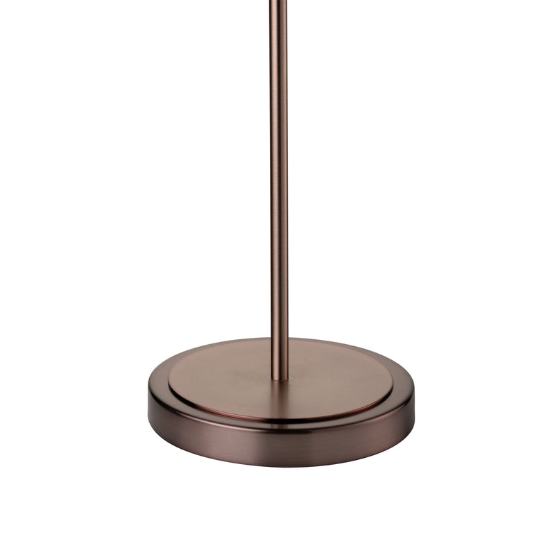 Selby Layered Glass Round Table Lamp - Mocha - Bronze