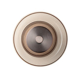 Selby Layered Glass Round Diffuser Wall Light - Bronze