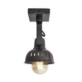Swivel Spotlight Flush Mount - Single - Pewter