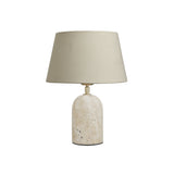 Travertine Cone Table Lamp