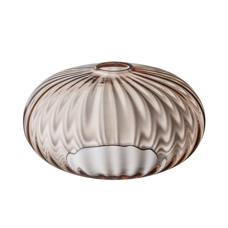 Chelsea Textured Glass Round Pendant Light - 10 Inch