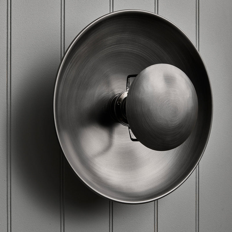 Boston Round Metal Diffuser Wall Light