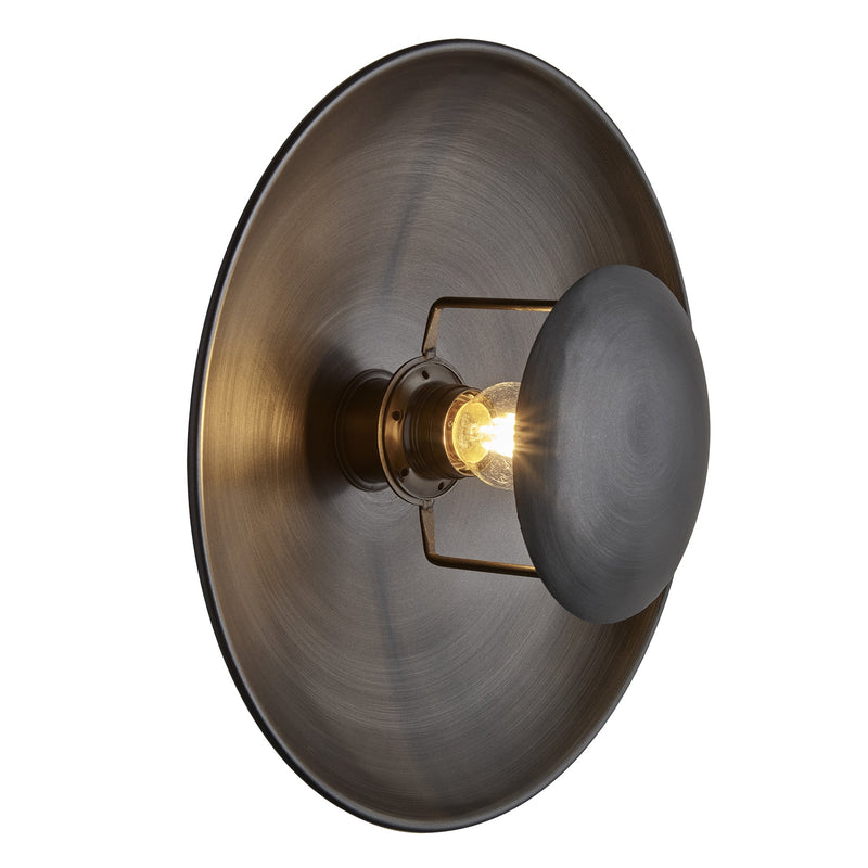 Boston Round Metal Diffuser Wall Light