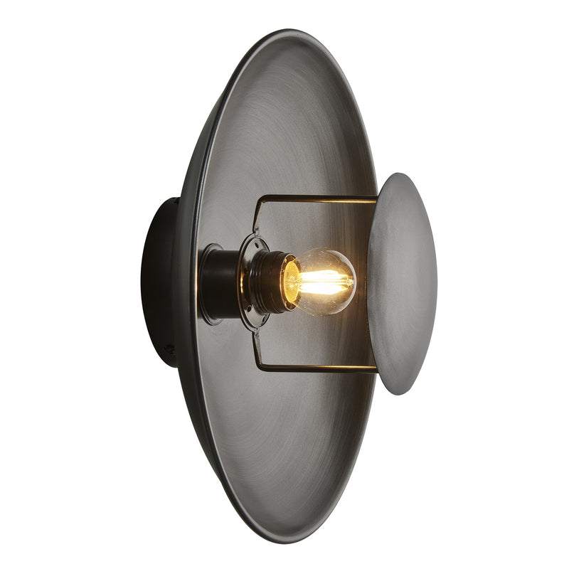 Boston Round Metal Diffuser Wall Light