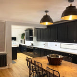 Brooklyn Dome Semi Flush Mount - 17 Inch