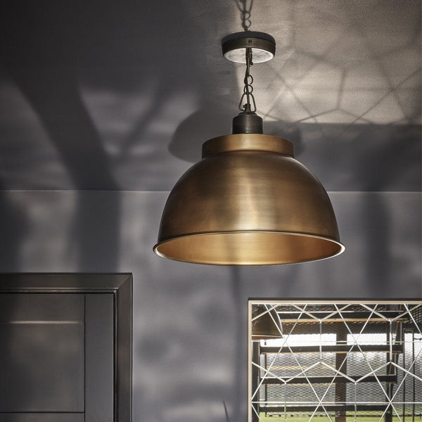Brooklyn Dome Pendant - 17 Inch - Chain Holder