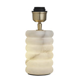 Alabaster Stone Dual Lit Table Lamp