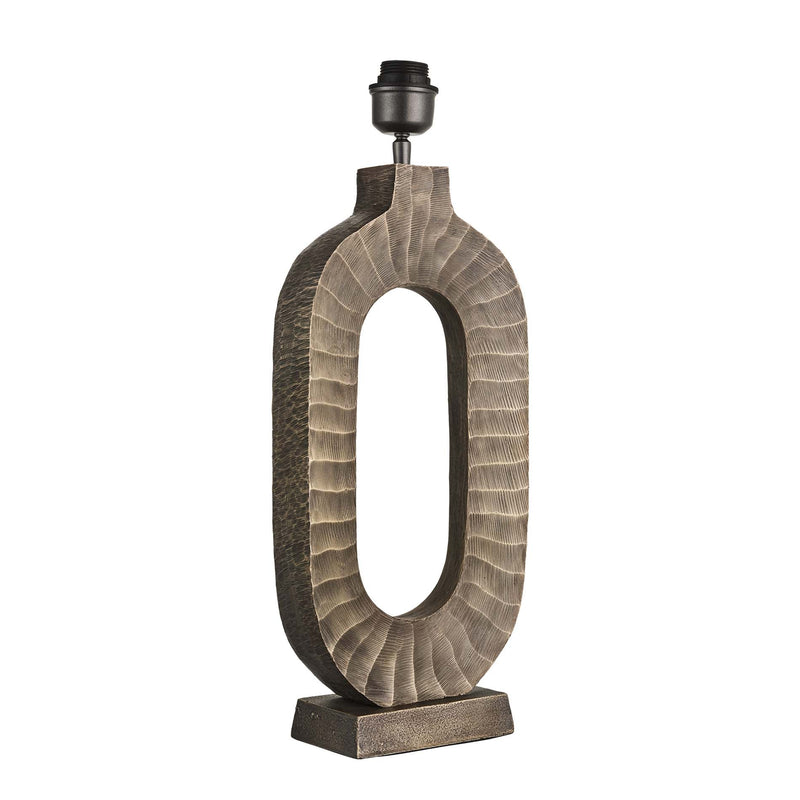 Ornate Oval Table Lamp