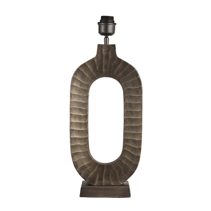 Ornate Oval Table Lamp
