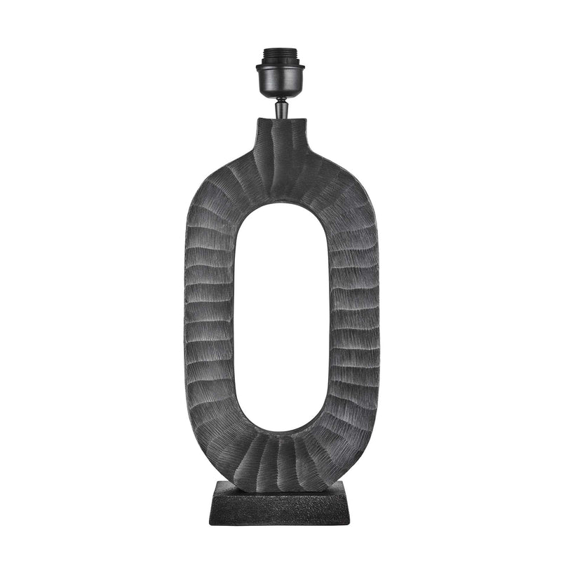 Ornate Oval Table Lamp