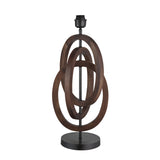 Wooden Geometric Circle Table Lamp