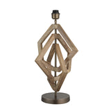 Wooden Geometric Polygon Table Lamp