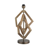 Wooden Geometric Polygon Table Lamp
