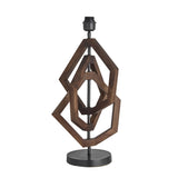 Wooden Geometric Polygon Table Lamp